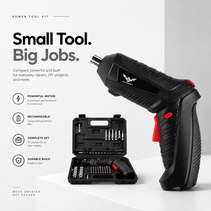 Electric Screwdriver Set (47 in 1)